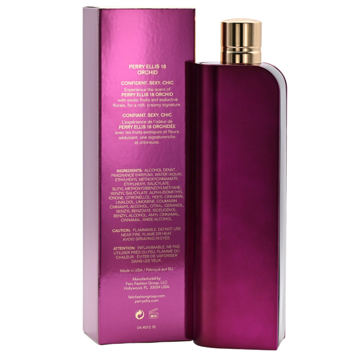 18 Orchid By Perry Ellis Perfume for Women EDP 3.3 / 3.4 oz New In Box