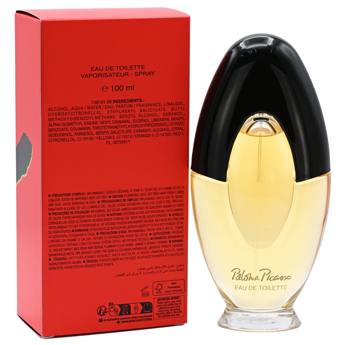 Paloma Picasso by Paloma Picasso for women EDT 3.3 / 3.4 oz New in Box
