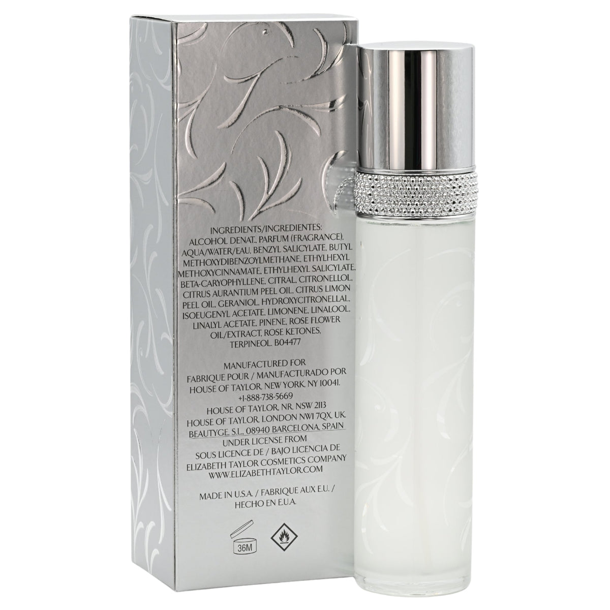 BRILLIANT White Diamonds Elizabeth Taylor women 3.3 oz 3.4 edt NEW IN BOX
