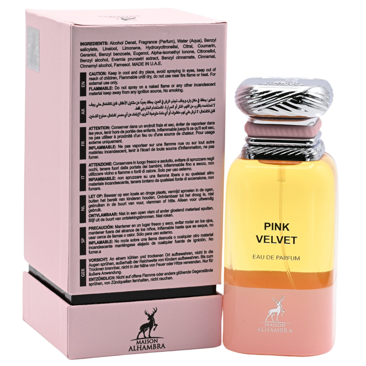 Pink Velvet by Maison Alhambra perfume for women EDP 2.7 oz New in Box