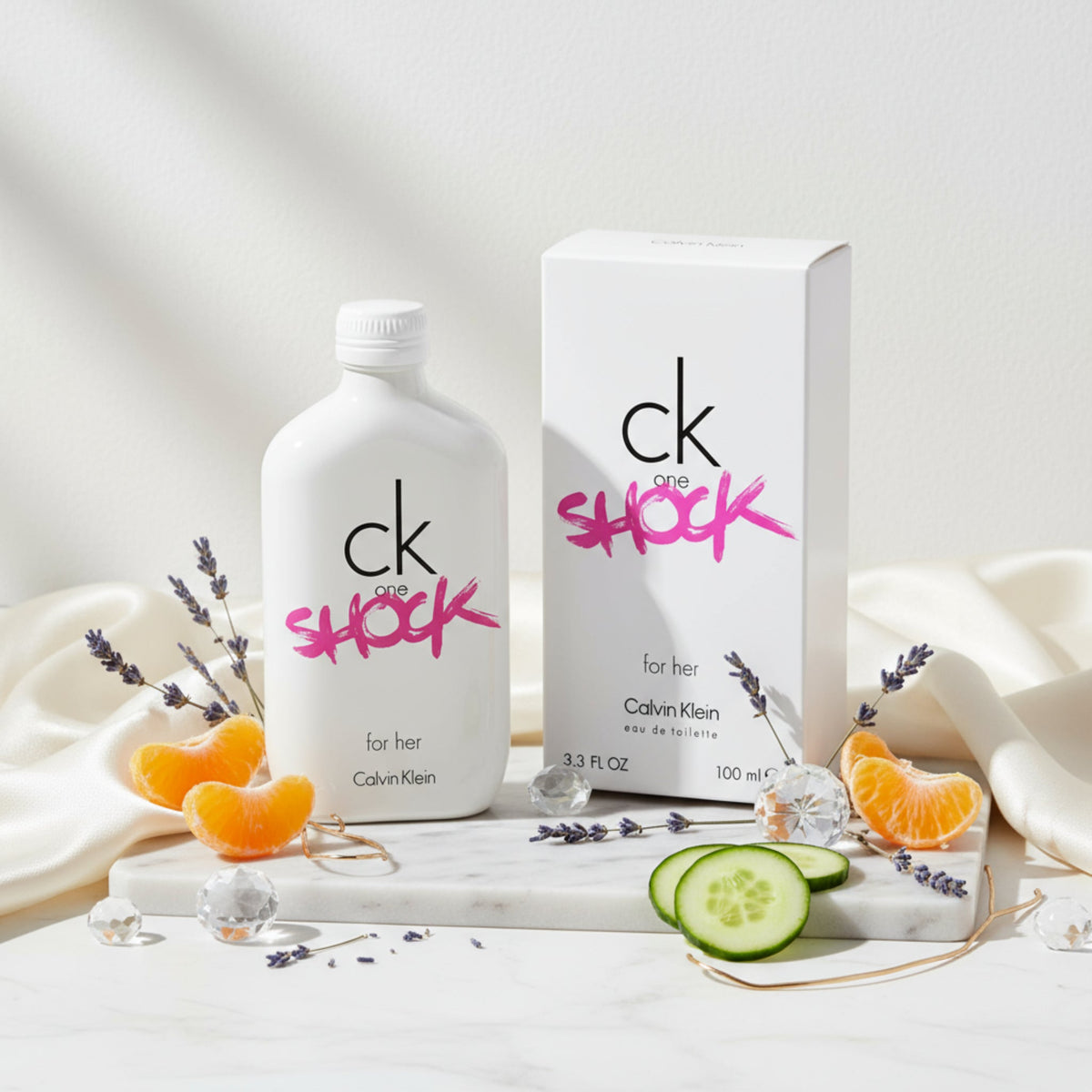 CK One Shock by Calvin Klein 3.3 / 3.4 oz EDT For Women NEW in BOX