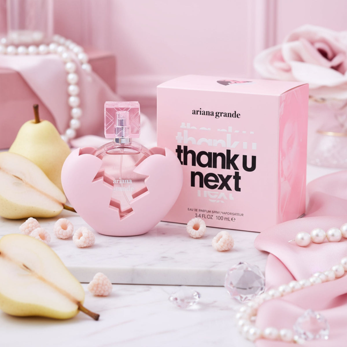 Thank U Next by Ariana Grande perfume for her EDP 3.3 / 3.4 oz New in Box