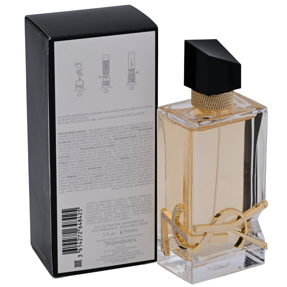 Yves Saint Laurent Libre Eau de Parfum (EDP) Spray for Women 3.0 oz / 90 ml - New Retail Box