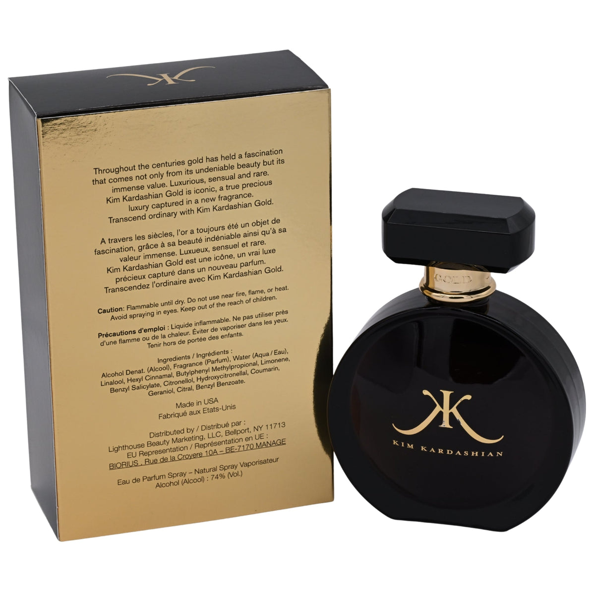 KIM KARDASHIAN GOLD Perfume 3.3 / 3.4 oz EDP For Women NEW IN BOX