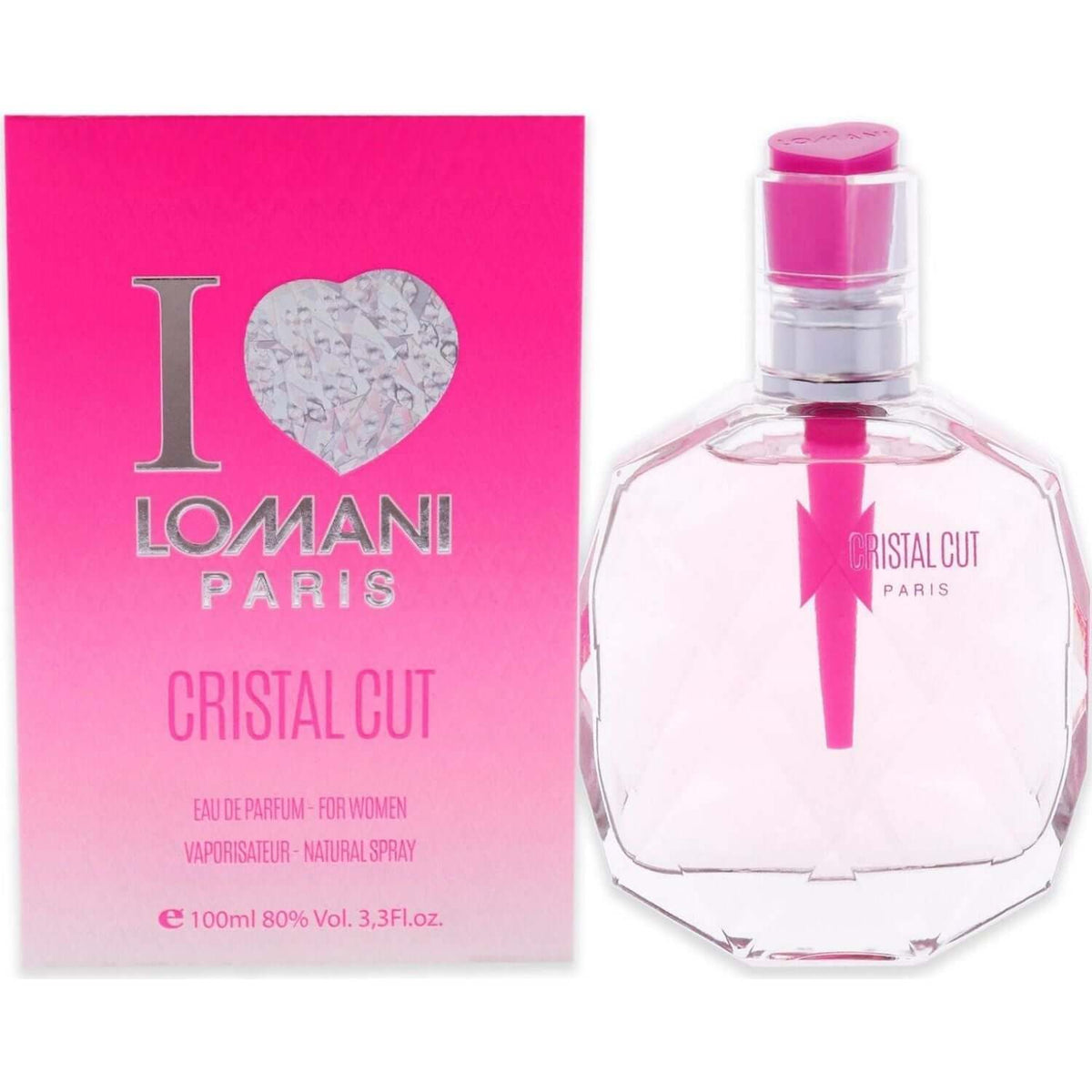 I Love Lomani Cristal Cut by Lomani perfume women EDP 3.3 / 3.4 oz New in Box