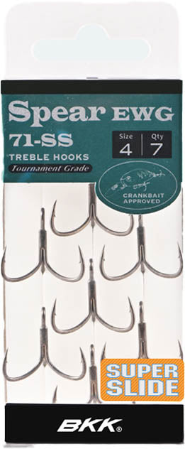 BKK Spear EWG-71 SS Treble Hook