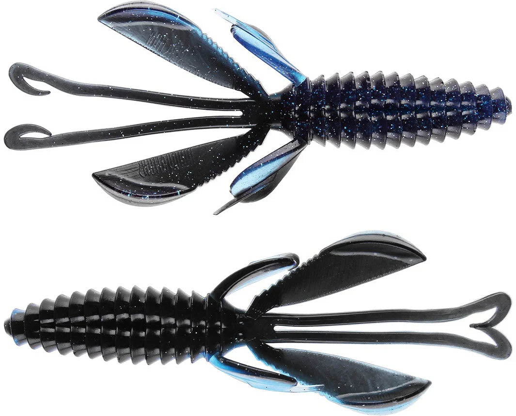 Reaction Innovations Kinky Beaver 5 inch Soft Plastic Creature Bait 7 pack