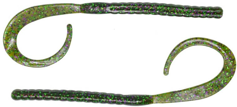Xzone Blitz Worm 11 inch Ribbon Tail Worm 8 pack